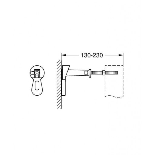Инсталляция для подвесного унитаза GROHE Rapid SL с кнопкой 38772001